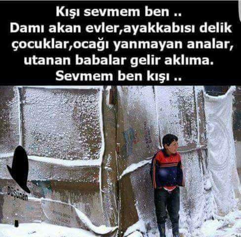 Bu soğuk kış günü sokak da kalanların Rabb'im yar ve yardımcıları olsun