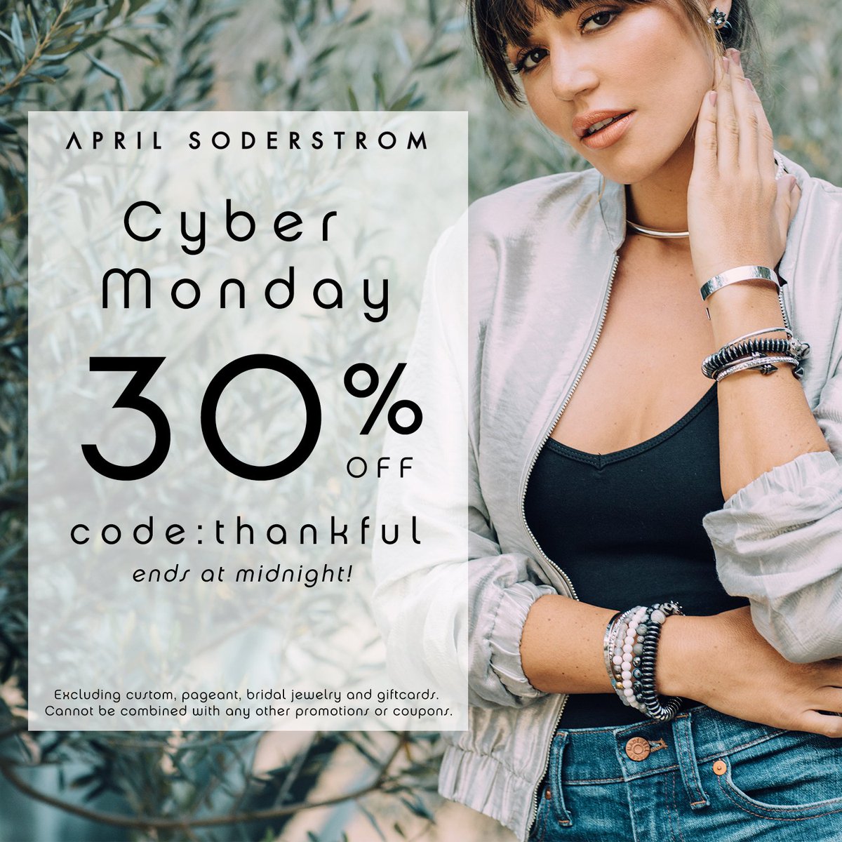 AprilSoderstrom's tweet image. Final hours of our big #cybermonday sale!  30% off site wide!