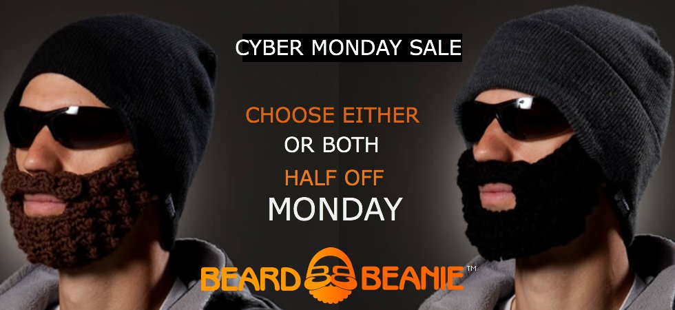 beardbeanie's tweet photo. Cyber Monday!  Everything on sale!  Some up to 50% off!  As always 100% USA Made and every order ships free!  #ChristmasGiftIdeas https://t.co/Kd3iAO8UDA