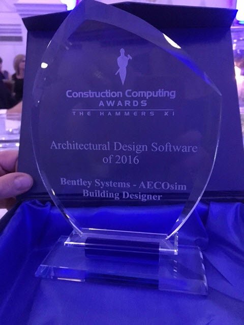 BentleyPolska's tweet image. Oprogramowanie #AECOsimBuildingDesigner zostało wyróżnione podczas #ConstructionComputingAwards @CCMagAndAwards   bit.ly/2gynGvP