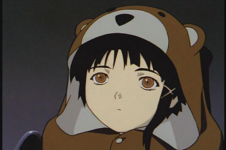 マックラさん 2 岩倉玲音 Serial Experiments Lain 数年前に見たアニメとゲームの主人公 内容はやたらと複雑で語りづらいので割愛するけど電波が聞こえるのをシャットアウトするために片側のもみあげを伸ばしてたり性格が徐々に変わっていくのがかわいい マックラさん 2 岩倉玲音 Serial Experiments Lain 数年前に見たアニメとゲームの主人公 内容はやたらと複雑で語りづらいので割愛するけど電波が聞こえるのをシャットアウトするために片側のもみあげを伸ばしてたり性格が徐々に変わっていくのがかわいい