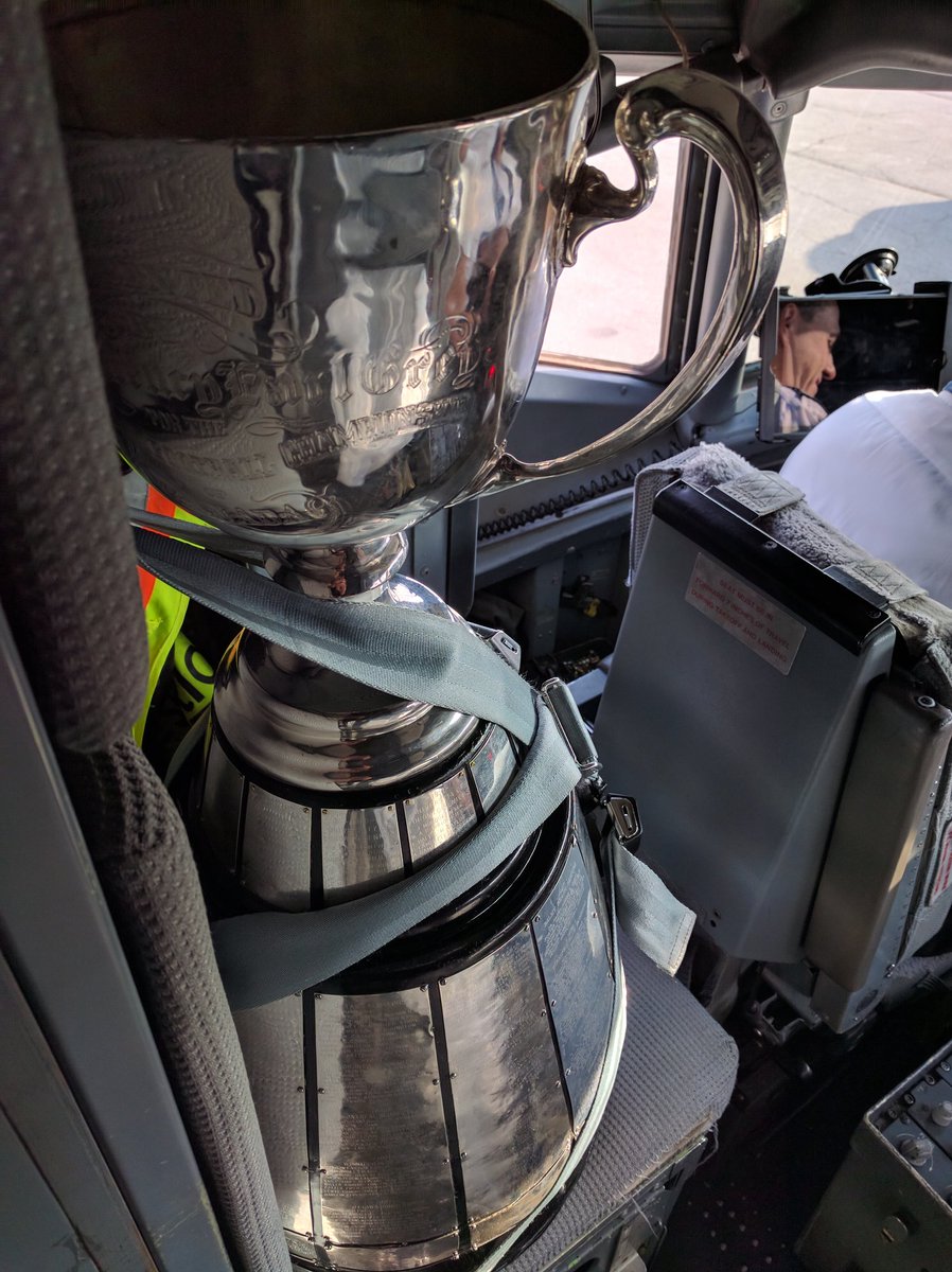REDBLACKS's tweet photo. Ridin' shotgun and ready for 🛫

#GreyCup https://t.co/yAwSIfI5pM