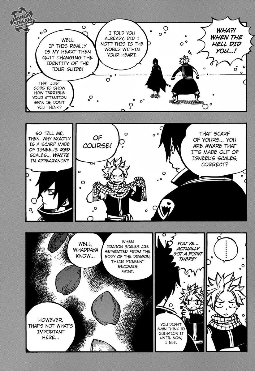 IronRdfox's tweet photo. FAIRY TAIL CHAP. 512!!
Inside Natsu's heart
Anna was the one to make his scarf
Connection to Lucy
#FairyTail512 #Natsu #Lucy https://t.co/9m0sRvPlqm