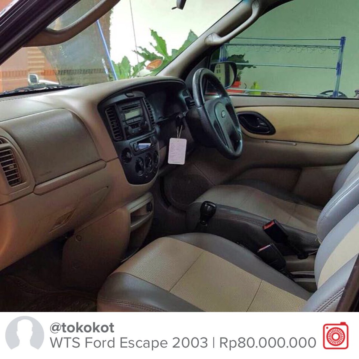 ocitrosyid's tweet photo. Selling WTS Ford Escape 2003 Rp80.000.000 https://t.co/sjVK148wEl #carousell @carousell_id https://t.co/vsETWuXtky