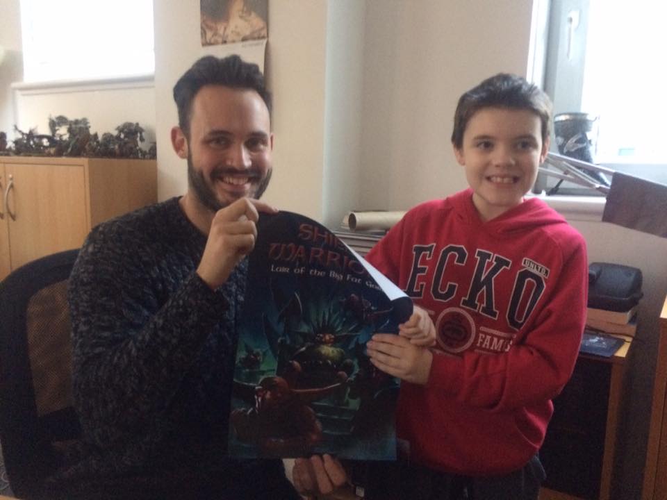 BlazingGriffin's tweet photo. Here's Logan &amp; @abigbat with a re-imagining of his @EdDigiFest character design entry! Plus the digital art so you can get a better look https://t.co/CIzUVKDSRR