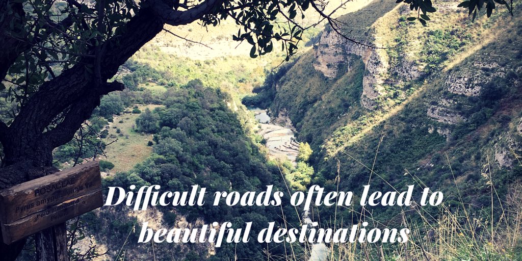 SandraVoeller's tweet photo. Difficult roads often lead to beautiful destinations. #mondaymotivation #liveisnow https://t.co/snRqzJdge5