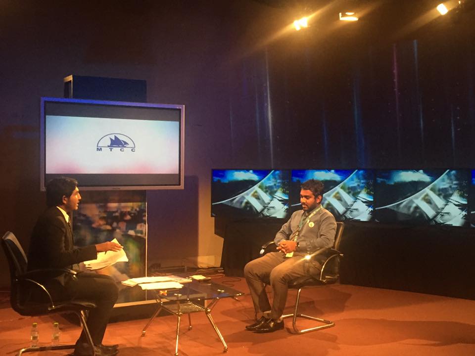 MTCCPlc's tweet photo. MTCC Live on TVM's "Qaumu Binaa Kurumuge 3 Aharu" Programme.
#teammtcc #3yearssuccess #habeys3 https://t.co/FVwxMCDss6