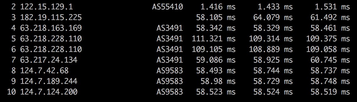 anurag_bhatia's tweet photo. Seems like Vodafone India #AS55410 is routing to Sify #AS9583 via Singapore. #India #BGP #Peering https://t.co/Oa8eMh8zSM