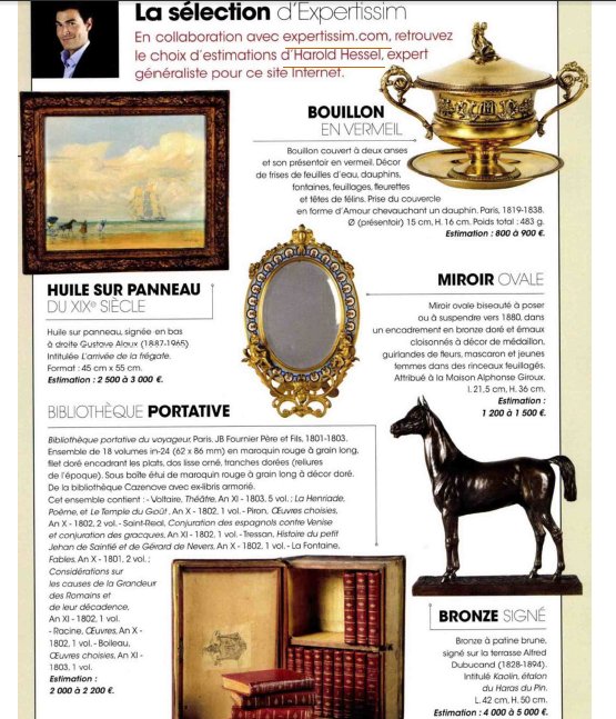 Expertissim's tweet photo. Retrouvez la sélection d'Harold Hessel, commissaire priseur chez Expertissim dans le dernier Antiquités Brocante. https://t.co/NdzIfCAjYf