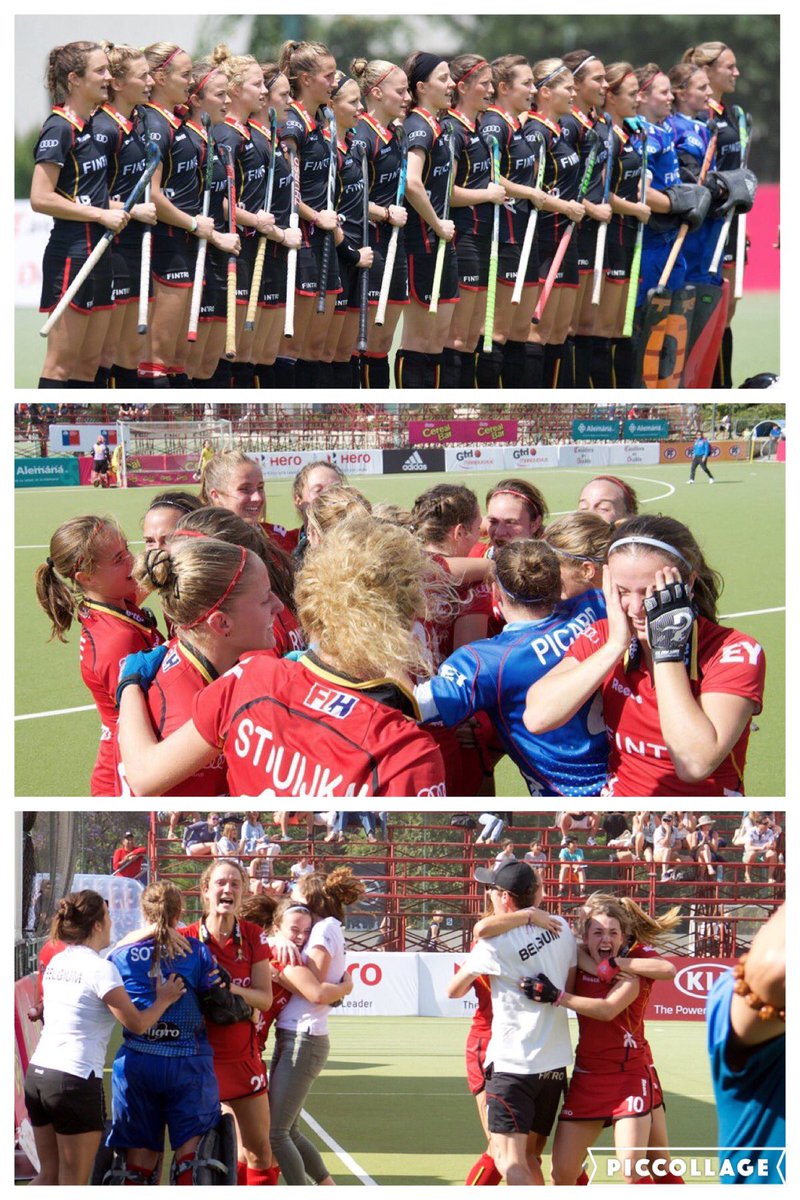 Maybe some people don't realise.... A spot in the QF of #hjwc2016 is really awesome for BEL women's hockey #futurestars #neverhappenedbefore