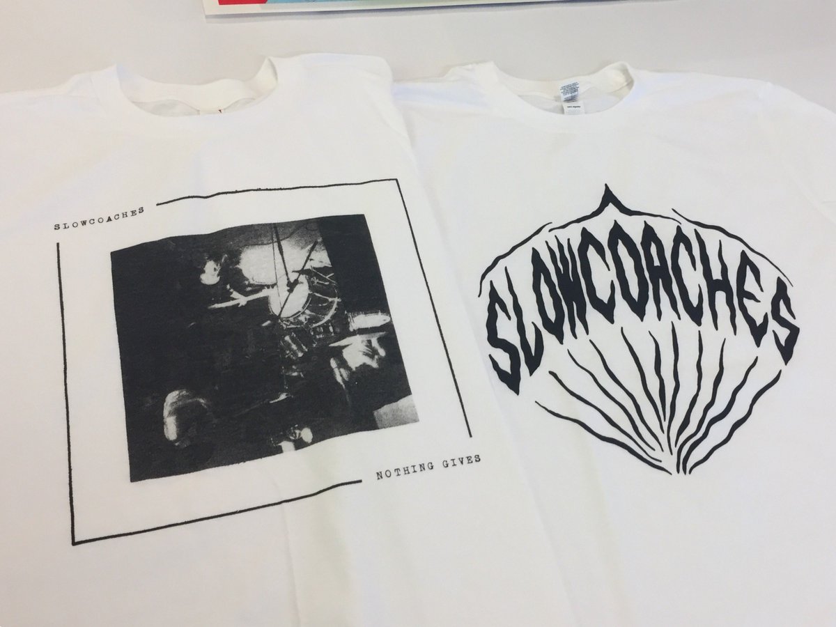 SLOWCOACHESSUX's tweet image. NEW SHIRTS! Designed by @idiotspasture printed by @PositivePress__ we'll have them on tour bring yr pocket money.