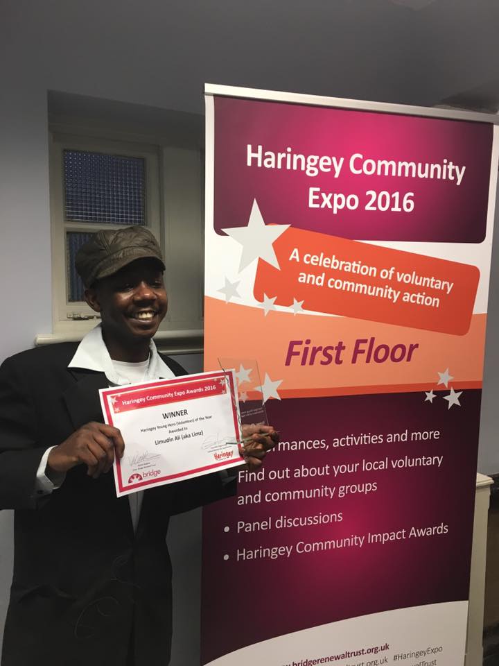 YMCALCAN's tweet image. Pleased to announce that Limudin resident @YMCA_NL won Haringey Young Hero of the Year Award! @BridgeRenewal @haringeycouncil #HaringeyExpo