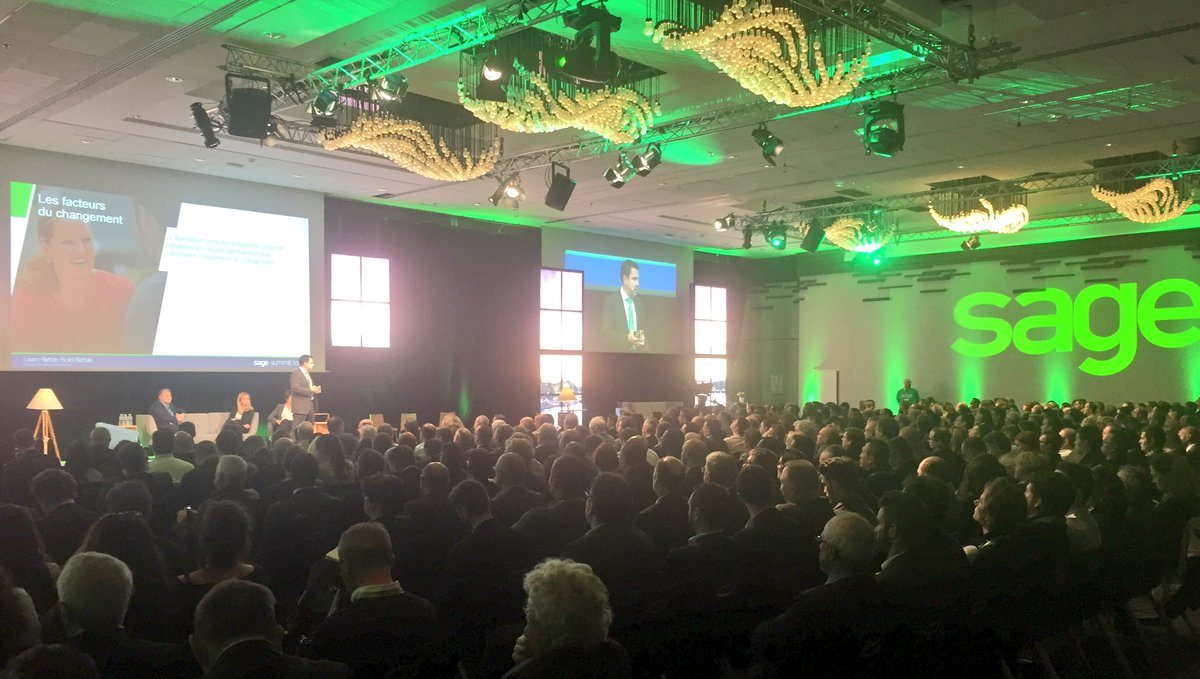 santiagosolanas's tweet photo. We are sharing our #SagePartnerProgram at #SageSummit to a full house. Le partenariat réinventé! We help our #Partners do business better. https://t.co/cMXLbg8Qt1