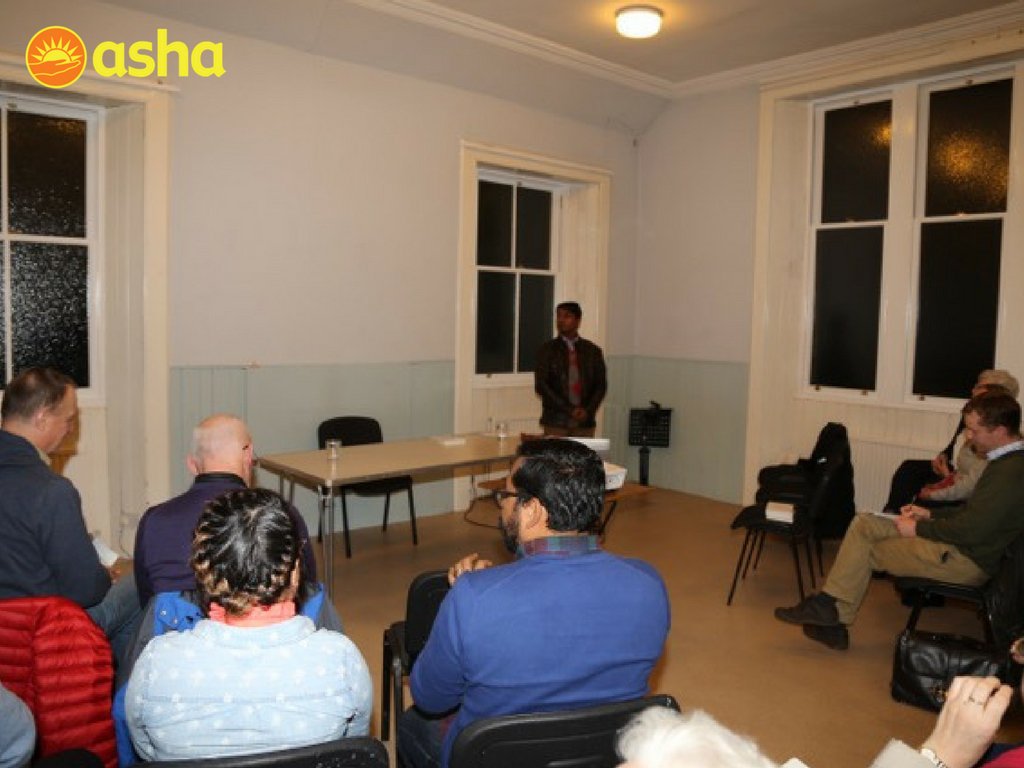 AshaSociety's tweet photo. Shiv was the center of attention again as he continued to speak about his journey with @AshaSociety and his aspirations. 
#FriendsofAshaGB https://t.co/ABRc9i4j4J