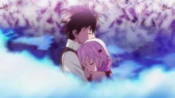 Inori プレシ参戦決定はしてる ギルティクラウン見終わりました とても感動できハラハラもしてすごく引き込まれる作品でした 音楽もとてもよくキャラデザもよくストーリーもよくとてもいいアニメでした 最後の集といのりが抱き合っている絵はとても心
