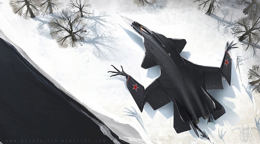 RT_com's tweet photo. 'The Biomechs': US artist revisions Russian military vehicles https://t.co/IJT1oDfbgt https://t.co/PVgIvrOSrh