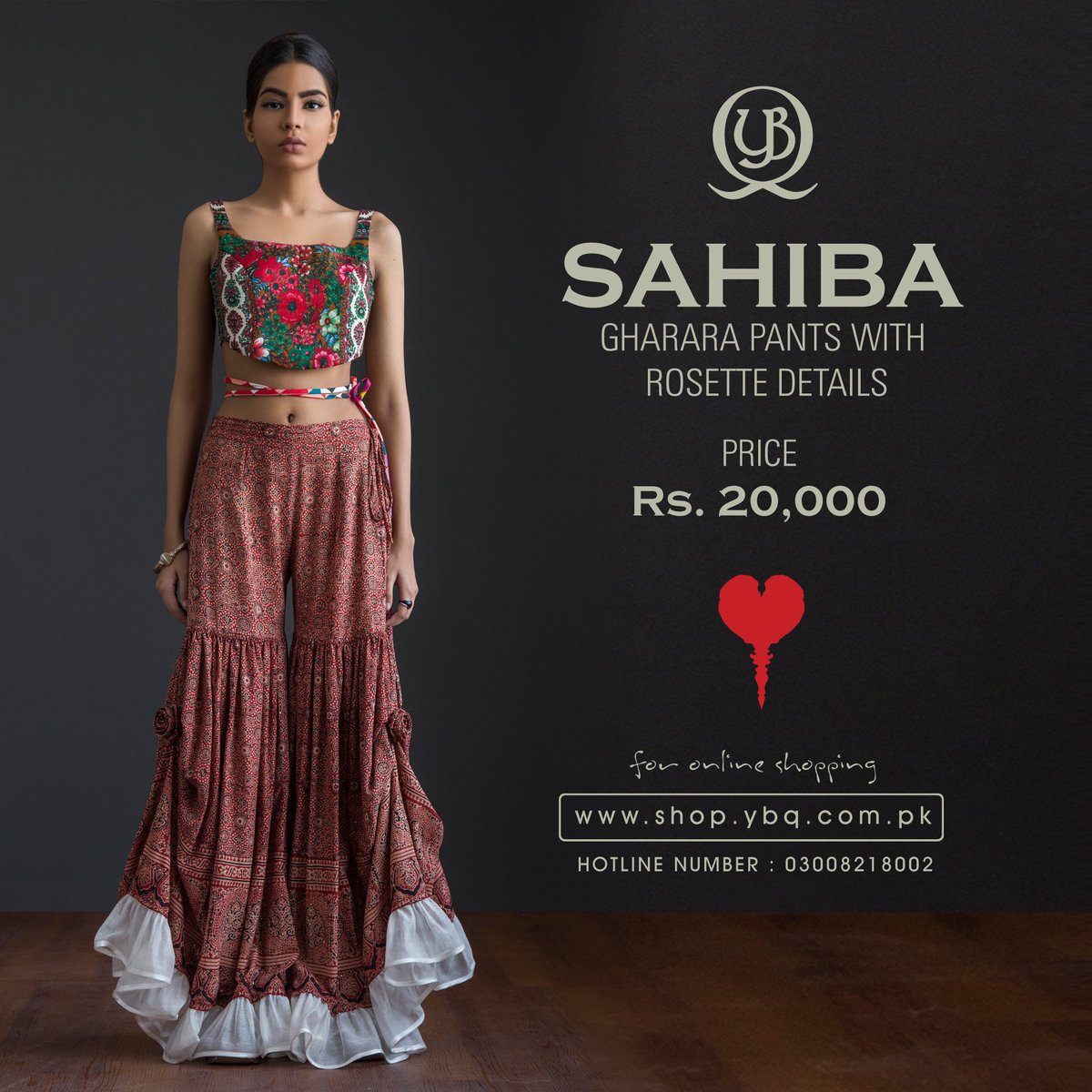 YBashirqureshi's tweet photo. #meetup #SAHIBA , our optulant #gharara #pants that embodies the #elegance of a #traditional gharara with #modern_day sophistication. #ybq https://t.co/aGmHIDl4Ut