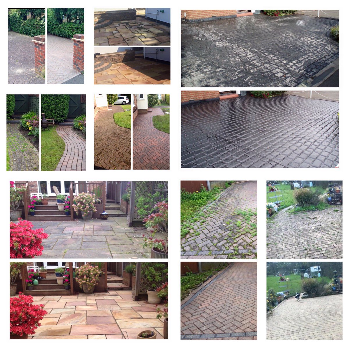 PaveUK's tweet image. Call us today on 0500 011500 to arrange your free quote #paveclean #driveclean #patioclean