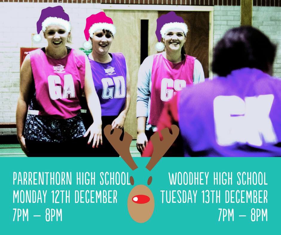 Back to netballers old and new come &amp; join us for our Xmas tournament nights! <a href="/I_will_if/">I Will If You Will</a> <a href="/RammyRavers/">Rammy Ravers Netball</a> <a href="/Netflicks_Bury/">Netflicks</a> <a href="/BuryThunder2016/">Burythunder</a>