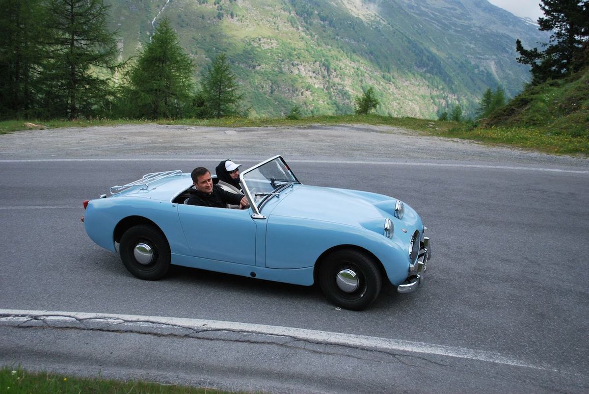A Frog Eye in the Alps ... virage8.com/2016/11/austin… <a href="/AustinHealeys/">Austin Healey</a>