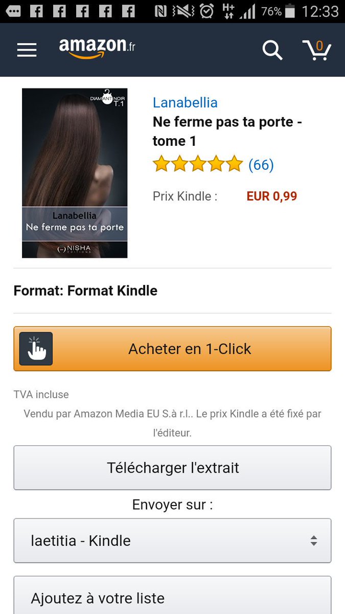 lanabelliadevin's tweet photo. Le 1er epub de Ne ferme pas ta porte est en promo!!! @lanabelliawatt @NishaEditions https://t.co/zkvkuvYxg5