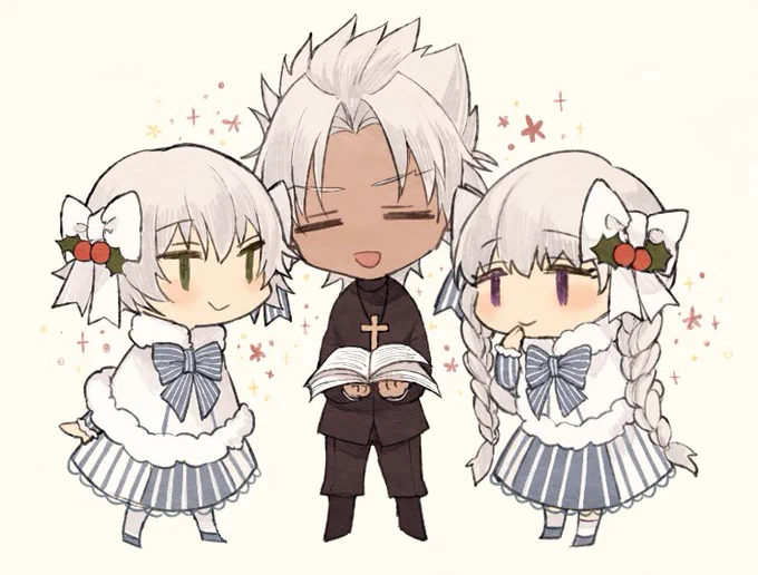 幼女に囲まれる天草ァ～～～!#FateGO 