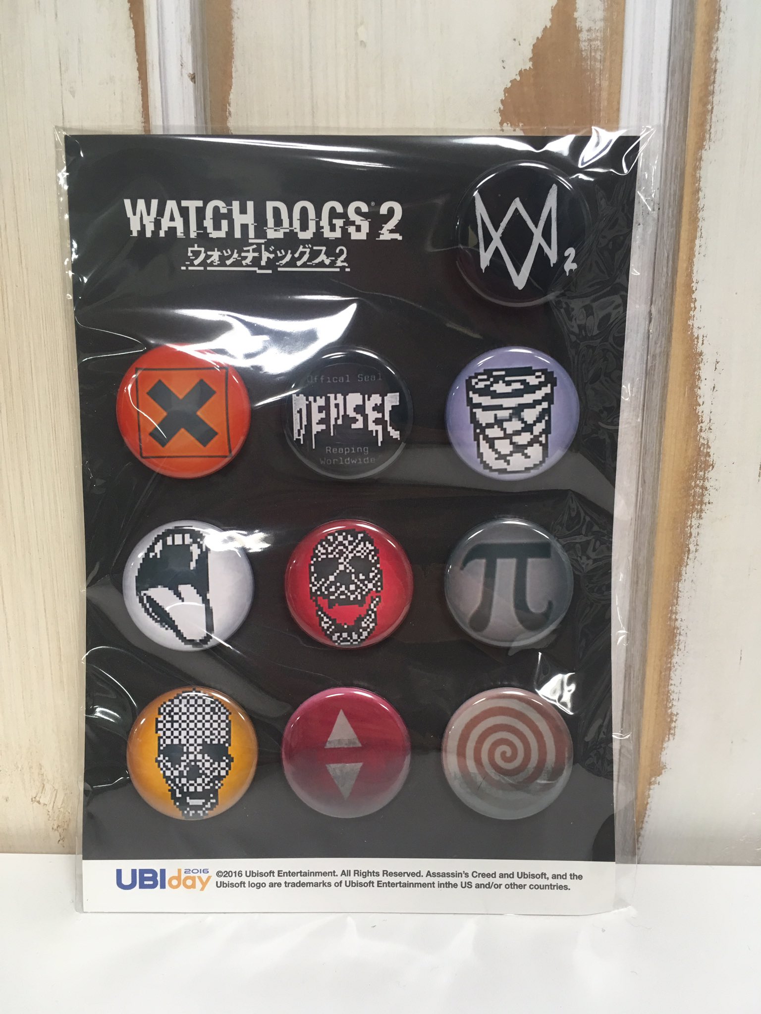 טוויטר Ubich בטוויטר ハプニングだらけの ウォッチドッグス2 第2回発売直前生放送終了 デッドセック特製缶バッジが当たるクイズはコチラ ウォッチドッグス2 コレクターズエディションの封筒には何が入っていたでしょうか Dmにて答えを受け付けています 12