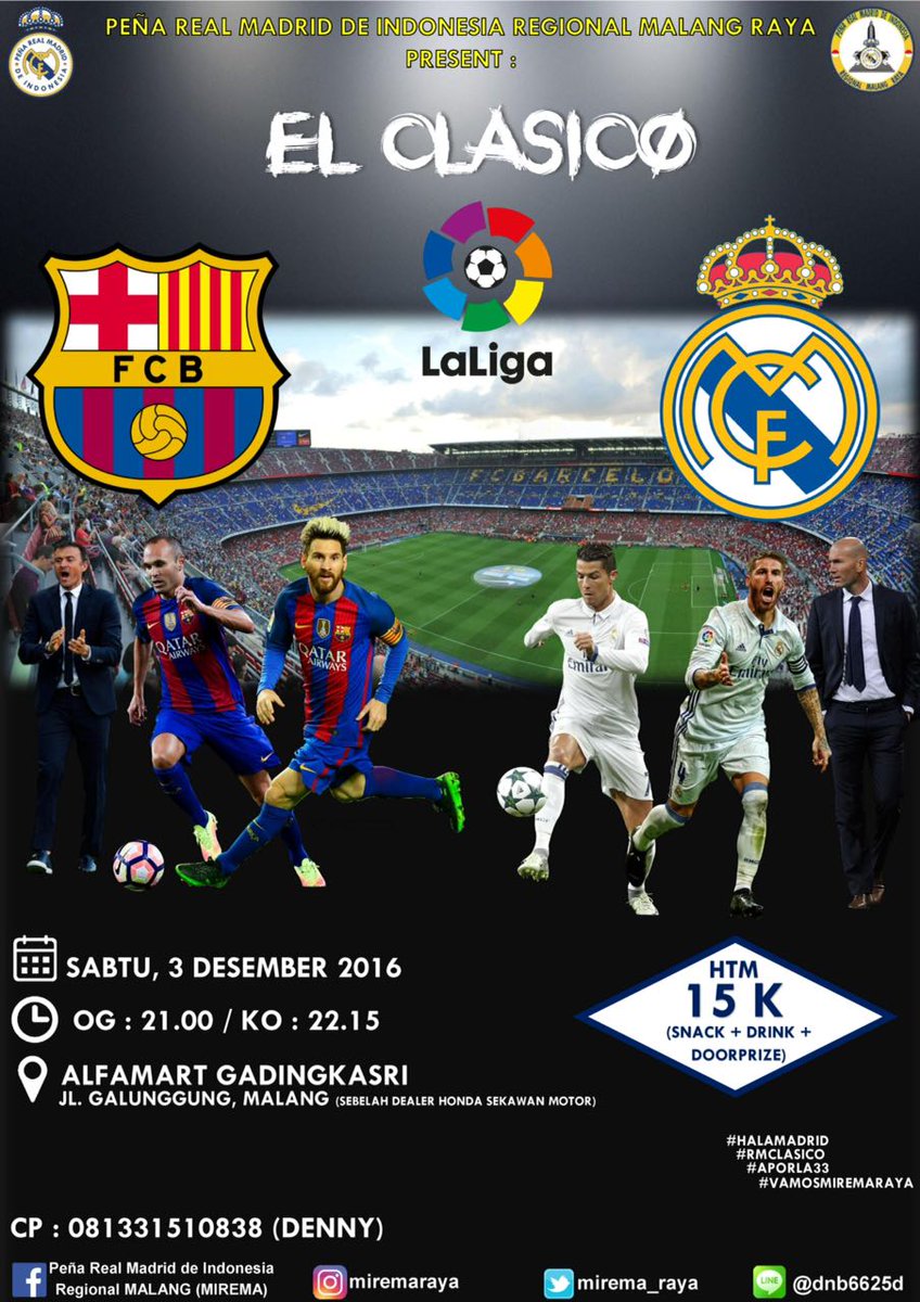 #PRMIMALANG Present: Nomad El Clasico w/ Madridista Malang Raya @mirema_raya #Halamadrid #VamosPRMI