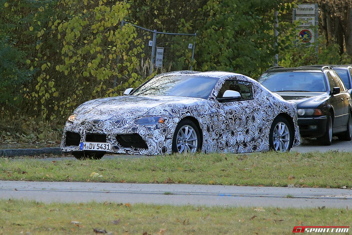 GTspirit's tweet photo. 2018 #Toyota #Supra - Latest Spy Shots with Production Body https://t.co/cYkWPVDKTg https://t.co/uMTaGMhmym
