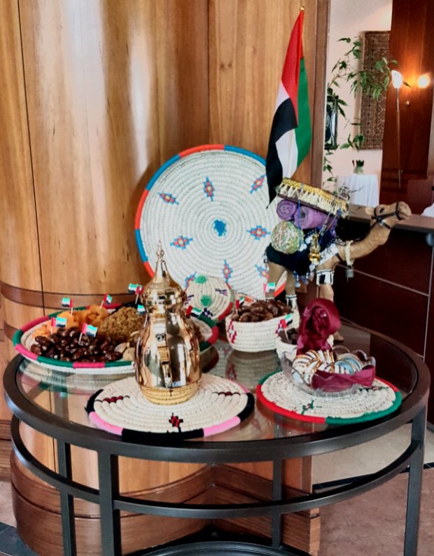 #UAENationalDay celebrations at the HQ of ADNH Compass #adnhcompassme and ADNH  #abudhabinationalhotels #spiritoftheunion #HappyUAE #UAE45