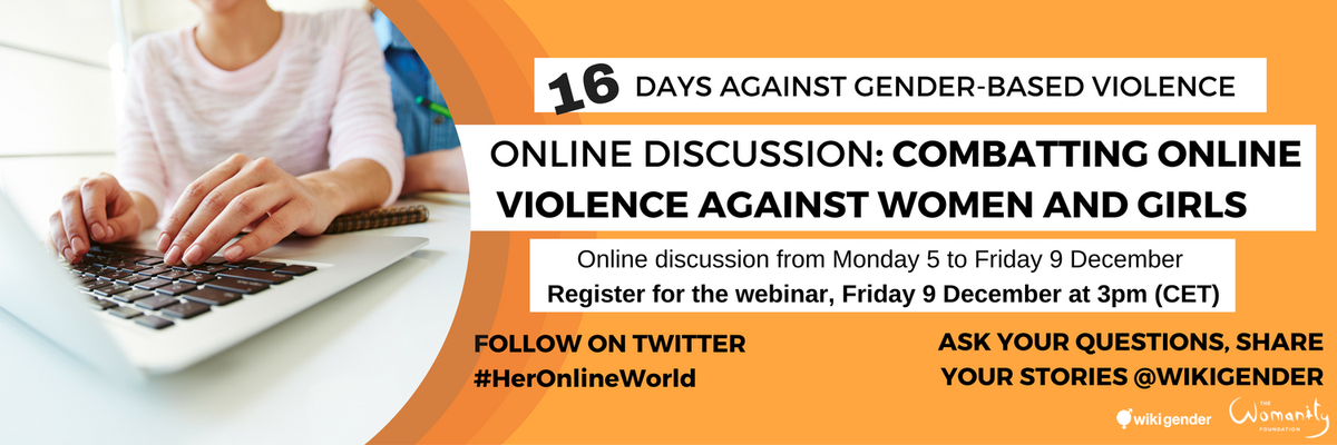 Wikiprogress's tweet photo. Starting 5/12, come share your ideas for combatting #OnlineViolence! Participate in the online discussion here: https://t.co/w2kfKLYNH9 https://t.co/YHkiE6wlLi