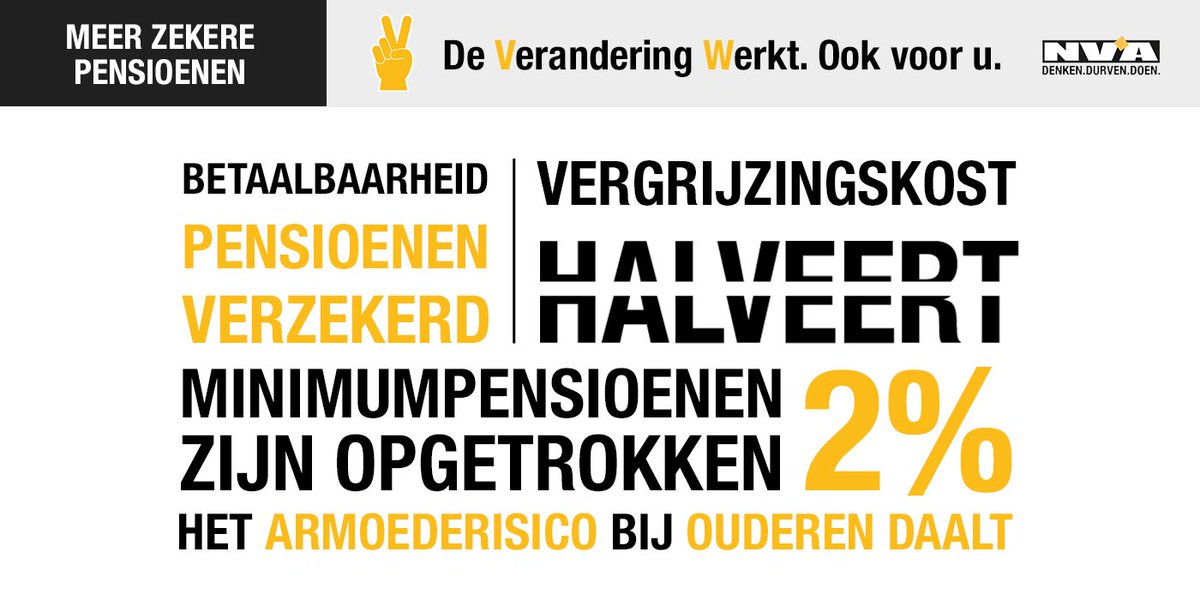 de_NVA's tweet photo. @lieven_jacobs De cijfers en prognoses van onafhankelijke instanties bewijzen dat de Verandering Werkt. https://t.co/phr8Yq69Yx
