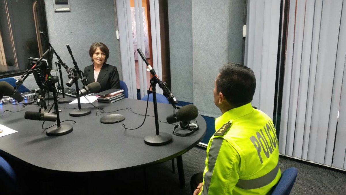 Importante. #CrnlPauloTerán subcmdte #DMQ en <a href="/RadioVigia/">Radio Vigía F.M.</a> brinda detalles operativo de control  y seguridad para las fiestas de #Quito