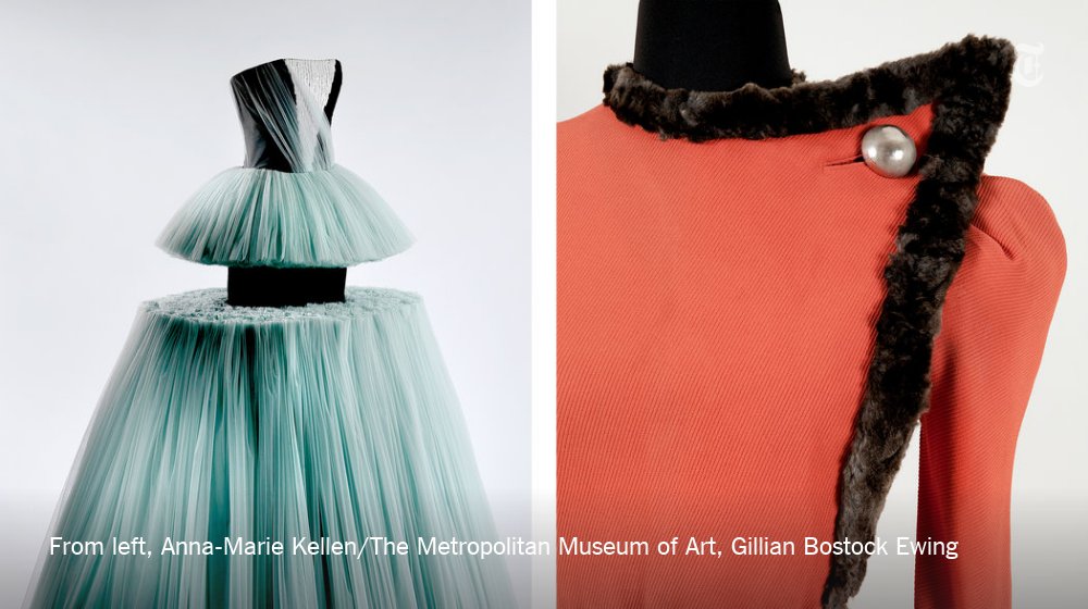 NYTFashion's tweet photo. Some 500 miles west of the Metropolitan Museum of Art’s Costume Institute lies another impressive clothing archive. https://t.co/jqKwFCZxKX https://t.co/kBQPlS5cjX