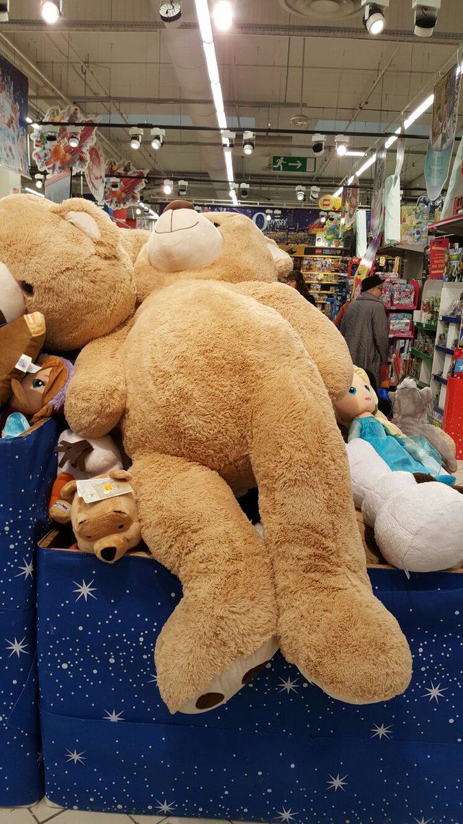 ours geant peluche carrefour