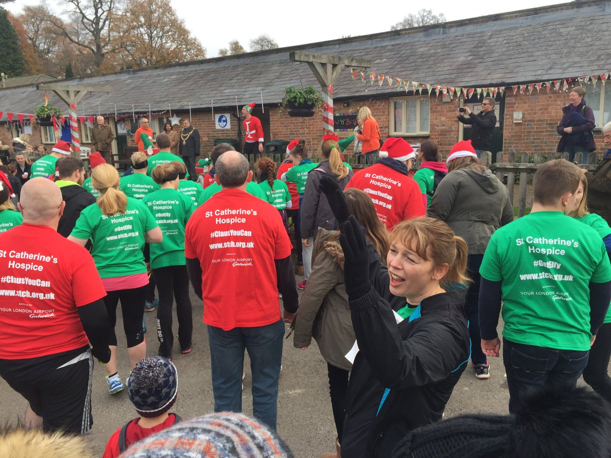TNUncovered's tweet photo. Well done to the team from our sister magazine @RHUncovered for taking on the @StCHospice Santas vs Elves Fun Run! #getelfy #clausyoucan https://t.co/NFWilDcD09