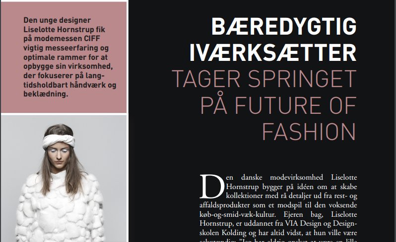 ldcluster7400's tweet photo. Designtalent folder sig ud på modemessen @CIFF_DK. Læs om hendes erfaringer med messen #dkfashion #futureoffashion https://t.co/PZC5Nz7bm1 https://t.co/cY4aAX3WO5