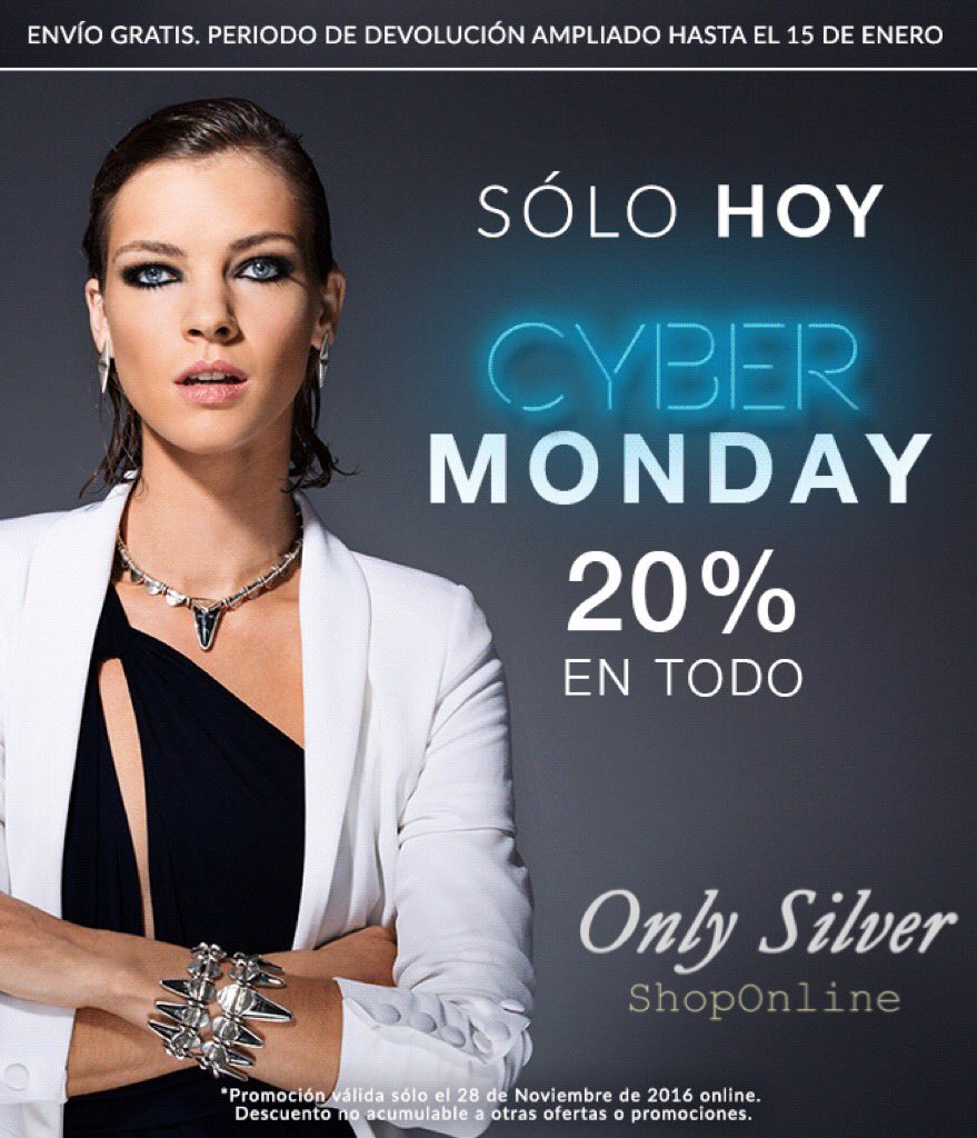 OnlySilverBdjz's tweet photo. ‼️Quien dijo que los lunes no eran buenos‼️

          ❌❌CYBER MONDAY❌❌

20%dto. en joyas y relojes de marca
➡️ https://t.co/cttMbVEnoa https://t.co/6x9G4iBzo3
