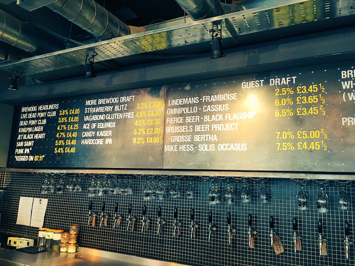 BrewDogCastleG's tweet photo. Some great beers on today including @BrewDogAberdeen & @fiercebeer Black Flagship from #collabfest2016 https://t.co/QNnb4EzU5E