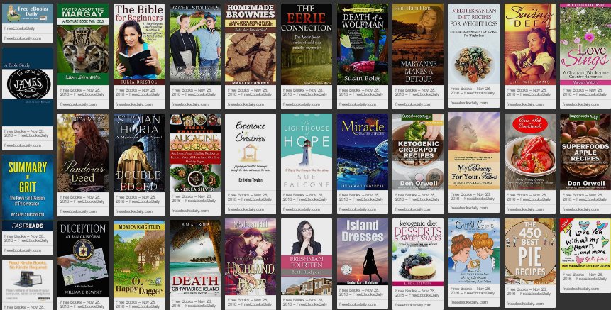 32 FREE BOOKS goo.gl/BEqbnd #freekindlebooks ( Children - Christian - Cookbooks - Self Help - Mystery - Romance - Young Adult )