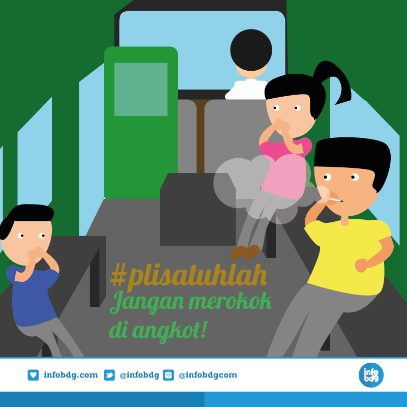 infobdg's tweet photo. Jangan merokok sembarangan ya! Mengganggu orang di sekitar lho. #plisatuhlah https://t.co/McL0dH232Q