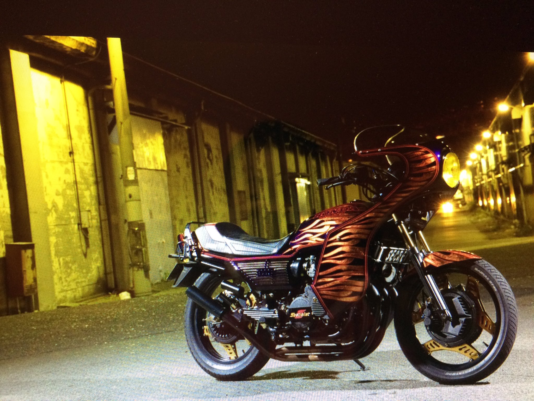 様 Majin 大阪魔人CBX400F角刈テール当時物