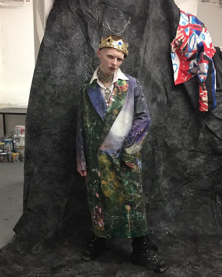 fashion_east's tweet photo. New Charles Jeffrey LOVERBOY coming soon to Dover Street Market! Exclusive drop made from painted LOVERBOY backdrops https://t.co/gBVanA8Bbk