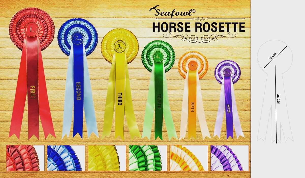 tack_online's tweet photo. Seafowl Rosette available!!!

#tackntrack #horse #uae #dubai #equestrian #rosette https://t.co/7aX41E89RA