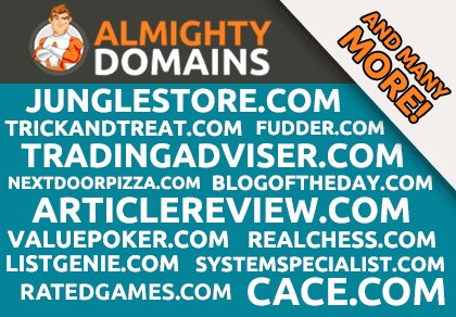 100 great #domains, all at low or no reserve. <a href="/namejet/">NameJet</a> ! #auction URL: ow.ly/ST0M301dgKc