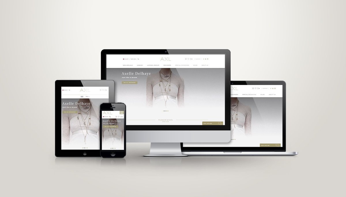 atelierdesign's tweet photo. the new online e-shop "AXL jewelry" built in partnership with @Christophe_Remy is online @axelle_delhaye https://t.co/s5qCEuexU9 https://t.co/KvkLfoWKk9
