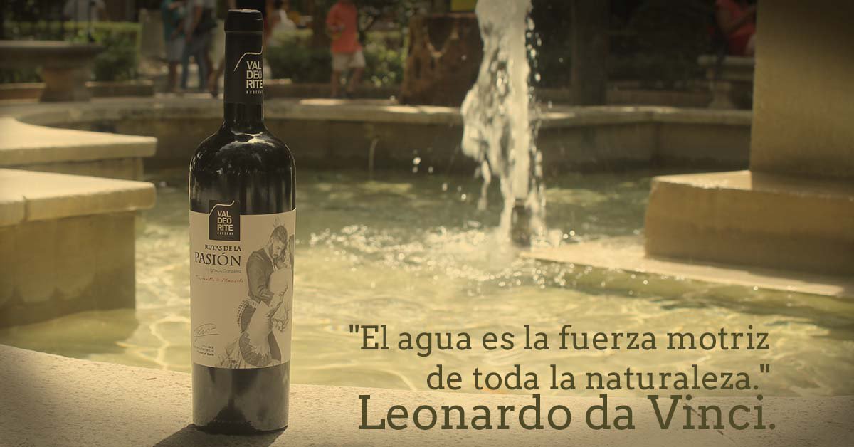 Incluso del vino...
Rutas de la Pasión, Oro en el Concours Mondial de Bruxelles y Mención de Honor en el International Wine Challenge.