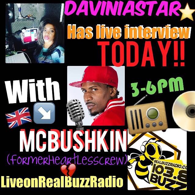 ibmrecordsuk's tweet photo. Missed the #interview @Realbuzzradio with @McBushkin 😒No problem 😊here the link 😀https://t.co/0adIB57bv0 #ibmrecordsuk @DaviniaStar https://t.co/VfLrzM1PWn
