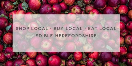 EdibleHfds's tweet photo. Hello #Herefordhour - we've launched! Learn more about #EdibleHerefordshire on our blog https://t.co/oqTm0TZz0f #shoplocal #eatlocal https://t.co/BoD34hgOA2