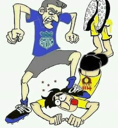 gabusteffa7's tweet photo. Otra vez te aplastamos la cabeza.!! Barceloka.! Seras campeon si, pero en la cara de tus giles no en la de tu Marido.! #ClubSportEMELEC https://t.co/jsRZVXFy7D